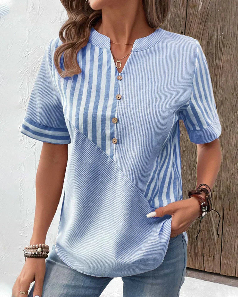 Elegant Striped Blouse