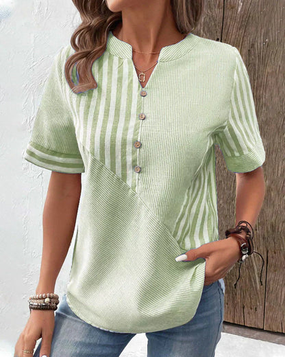 Elegant Striped Blouse