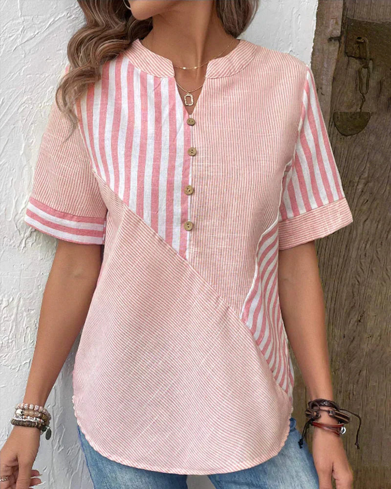 Elegant Striped Blouse