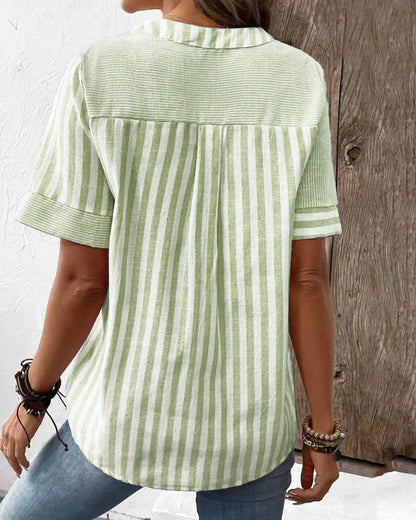 Elegant Striped Blouse