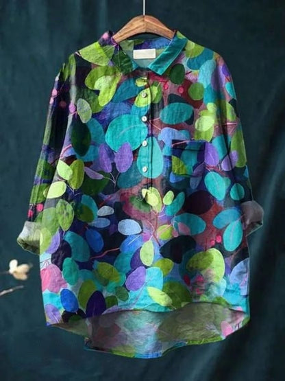 Blouse with Floral Print