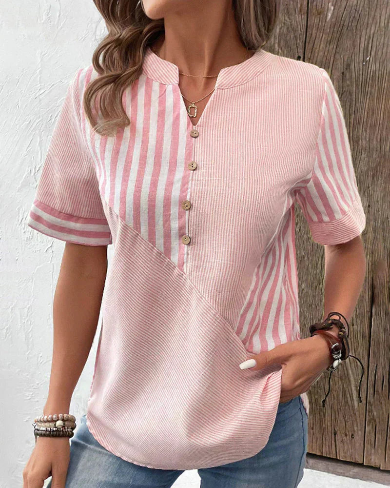 Elegant Striped Blouse