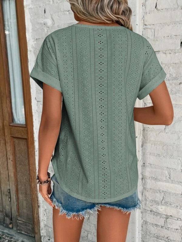 Elegant Blouse in Ibiza Style