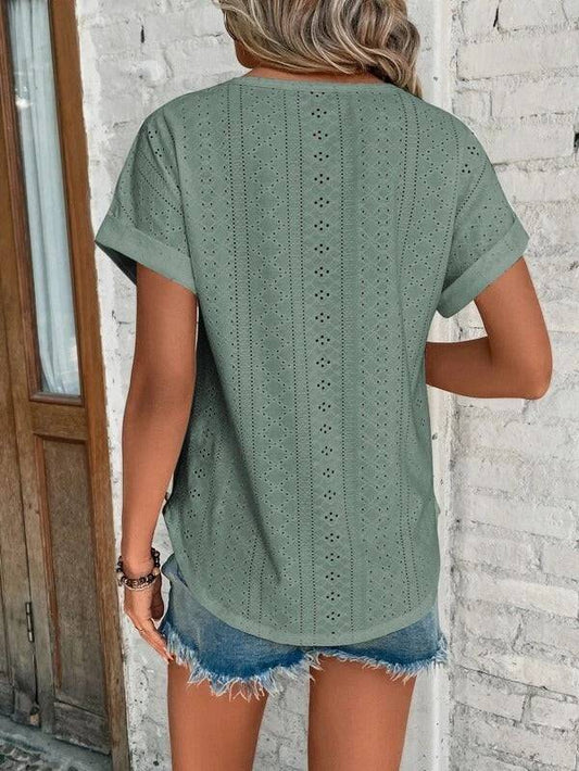 Elegant Blouse in Ibiza Style