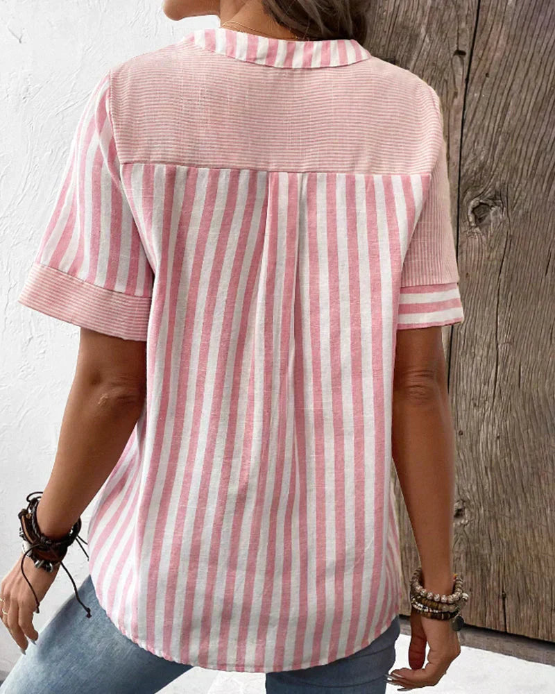 Elegant Striped Blouse