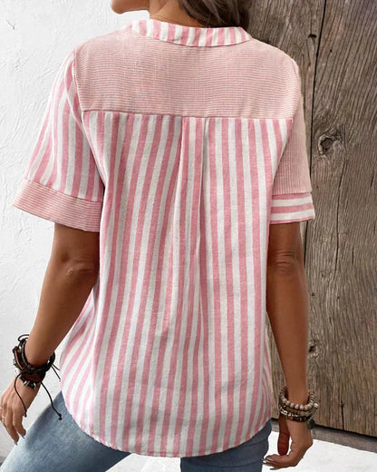 Elegant Striped Blouse