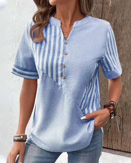 Elegant Striped Blouse
