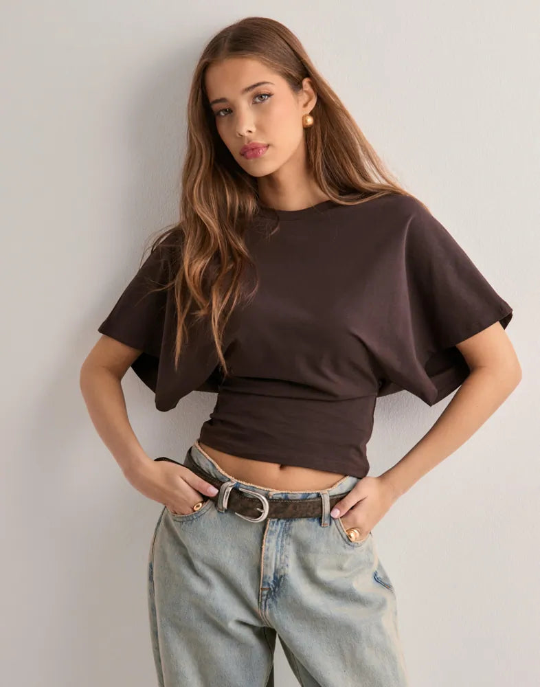 T-Shirt with Wide Sleeves